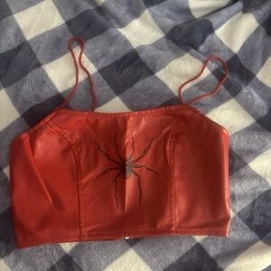 SHEIN Vibrant Red Top